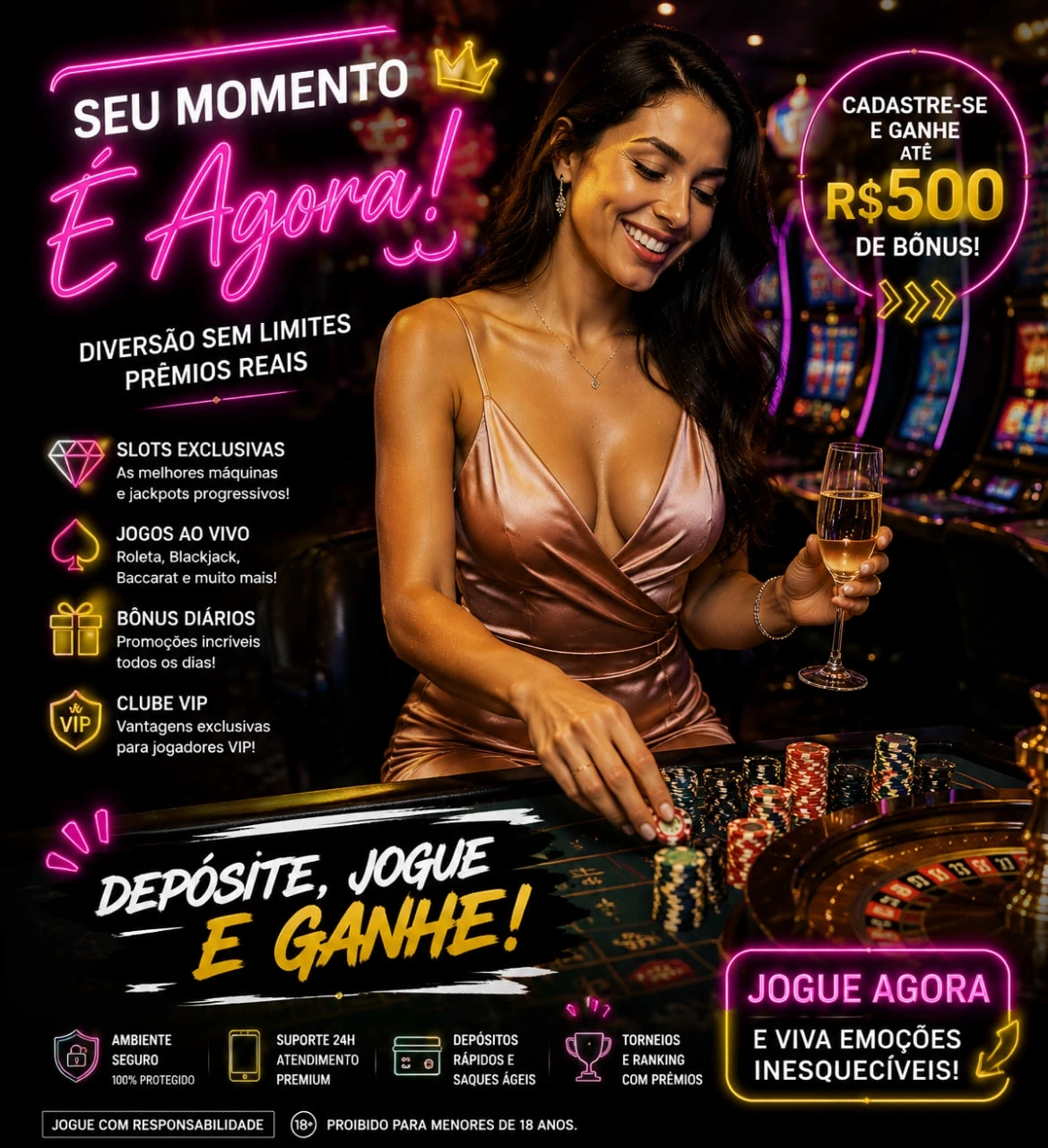 Cassino ao vivo da Ppp5 com dealers reais